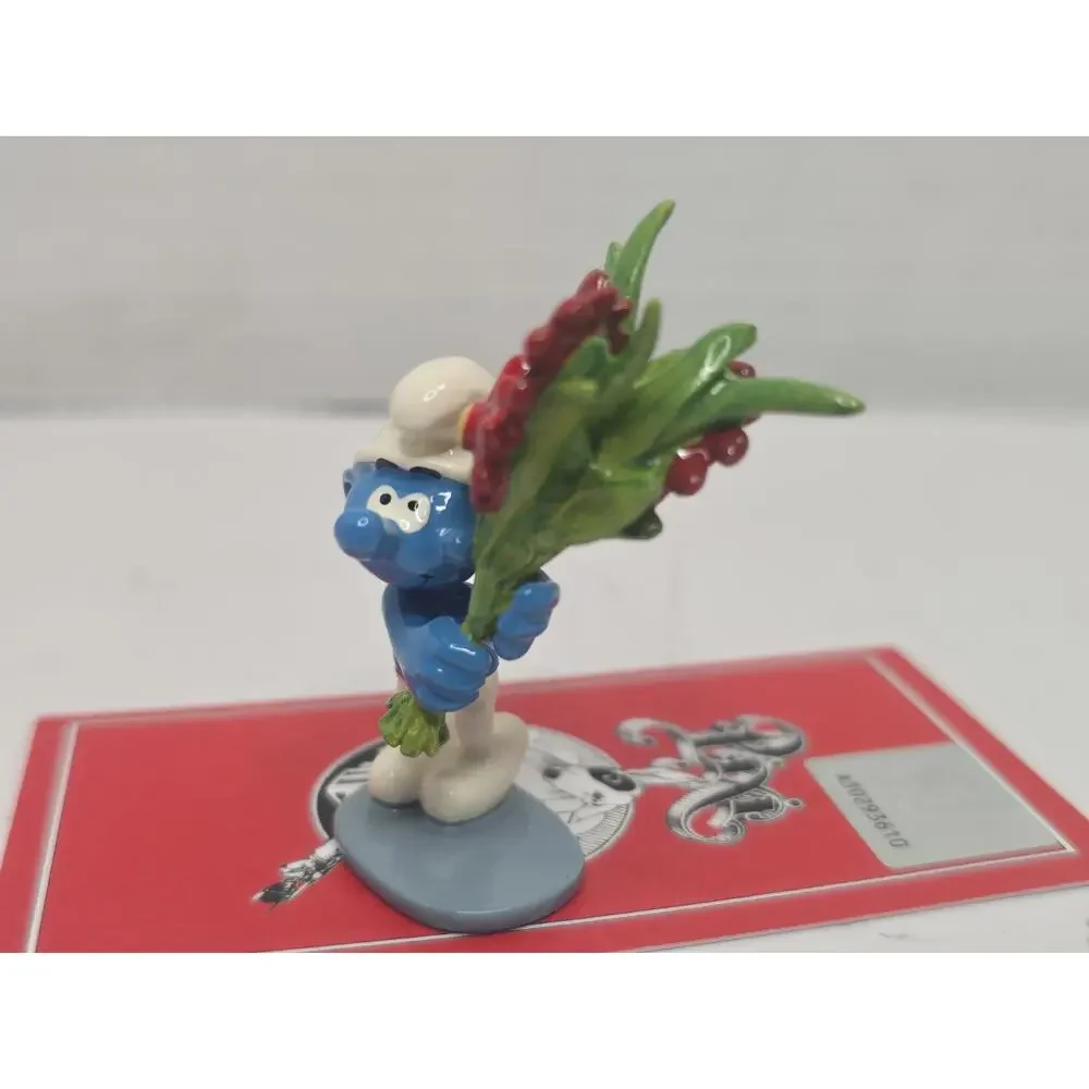 Pixi Mini, Lover Smurf holding a bouquetin Box with numbered COA from France